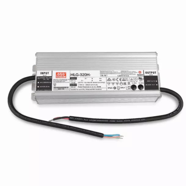 MEAN WELL HLG-320H-12A IP65 12V 264-Watt Waterproof Adjustable LED